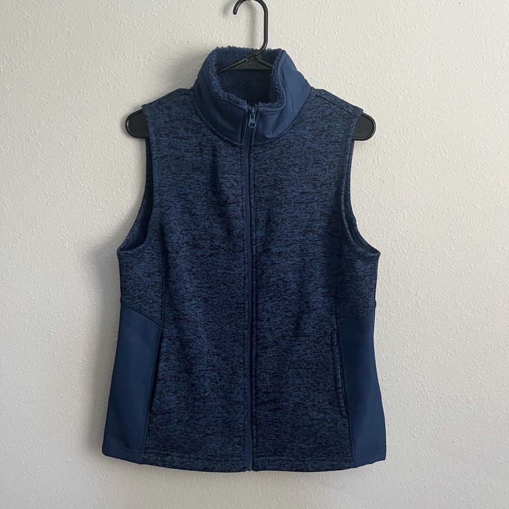 Blue Zipper Vest